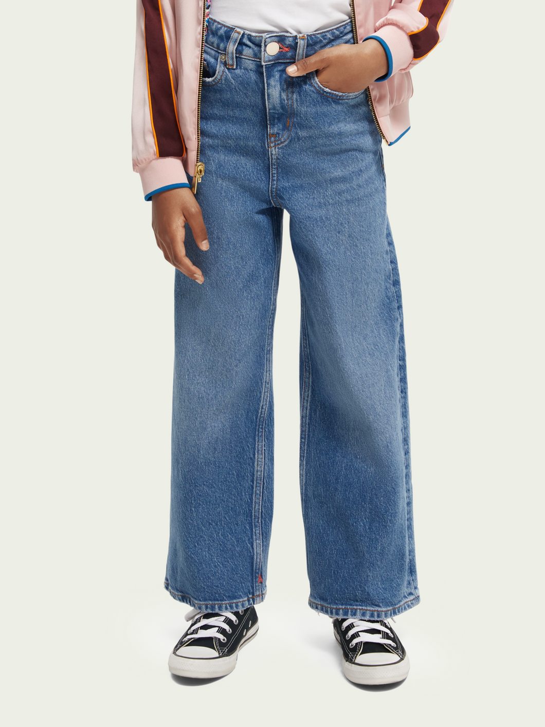The Wave high-rise super wide jeans | Kids – The Children's Hour The Wave high-rise super wide jeans | Kids – The Children's Hour