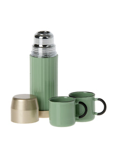 Maileg Thermos and Cups, Soft-Coral