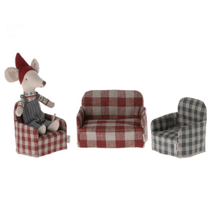 Maileg Couch, Mouse - Red