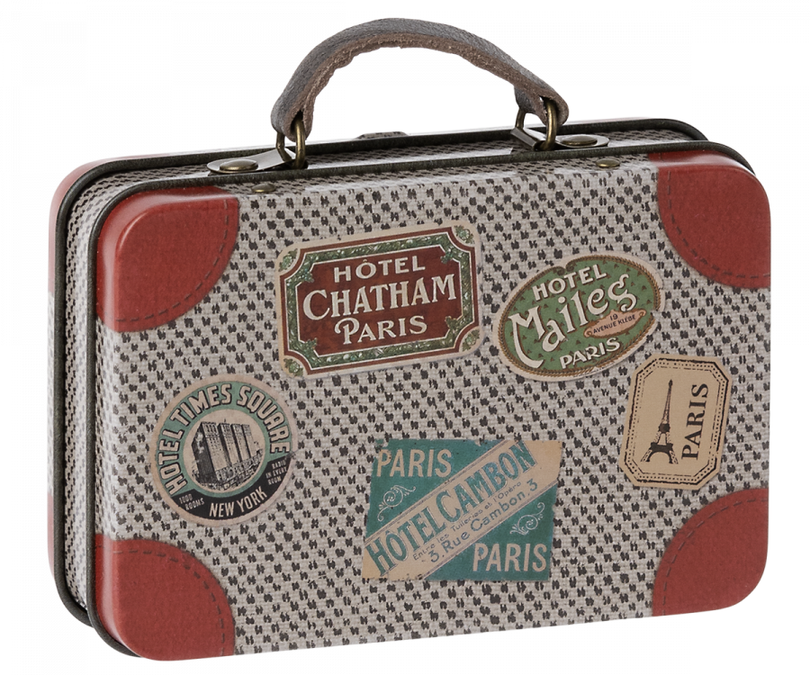 Maileg Metal Grey Travel Suitcase