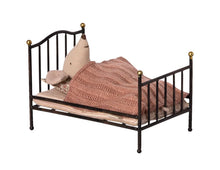Load image into Gallery viewer, Maileg Vintage Bed, Mouse - Anthracite
