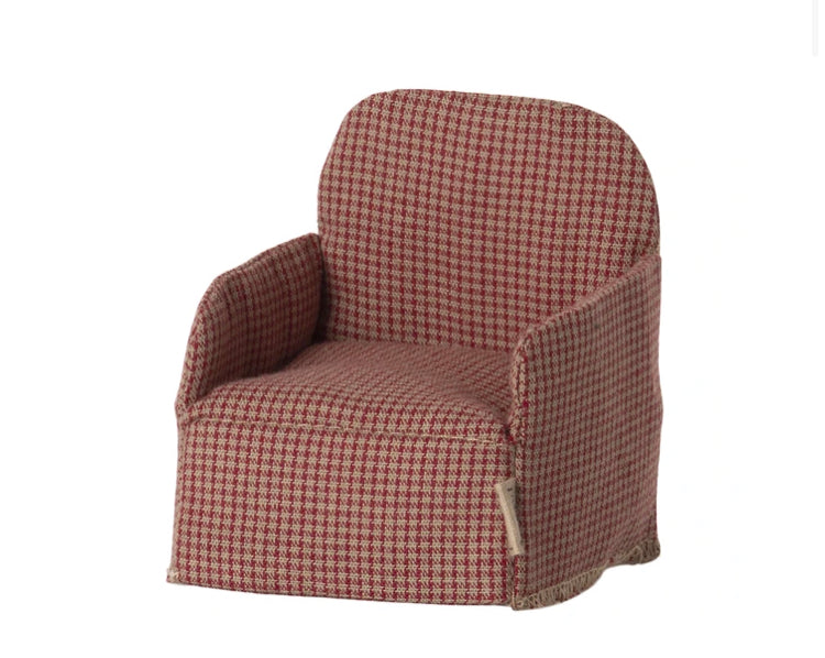 Maileg Chair, Mouse-Red